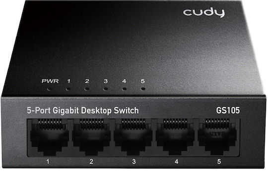 Cudy GS105 Unmanaged L2 Switch with 5 Gigabit (1Gbps) Ethernet Ports
