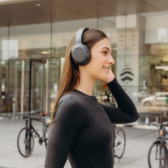Edifier W820NB Plus v2.0 Wireless / Wired Over Ear Headphones with 49 hours of Operation Gray