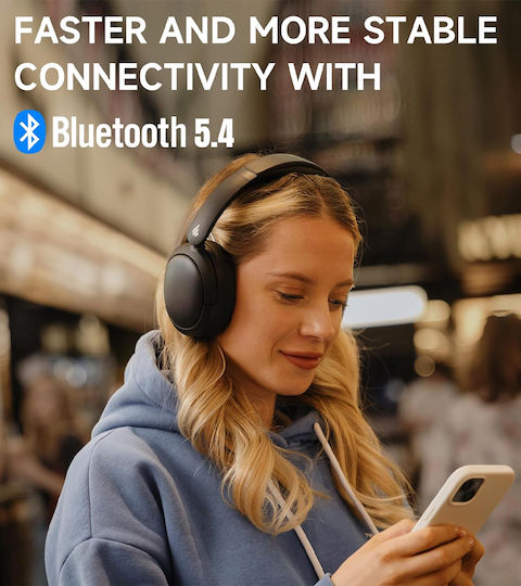 Edifier W800BT Pro Ασύρματα / Ενσύρματα On Ear Ακουστικά με 45 ώρες Λειτουργίας και Quick Charge Μαύρα
