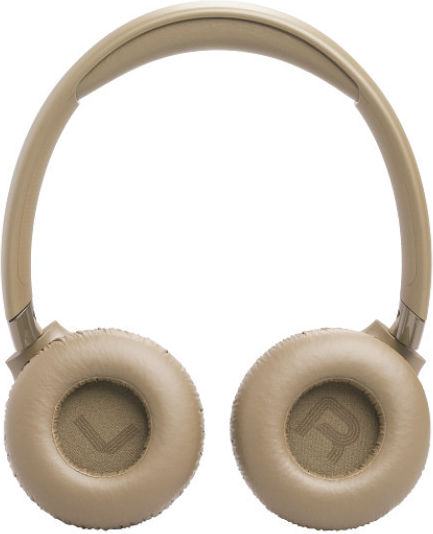 JBL Tune 680NC Fără fir Bluetooth On Ear Căști cu 50 ore de Funcționare Bej