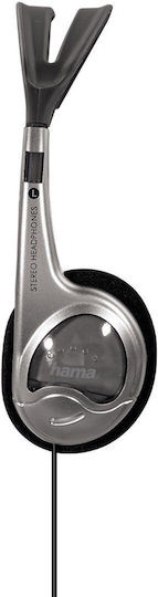 HAMA HK-229 Wired On Ear Headphones Silver