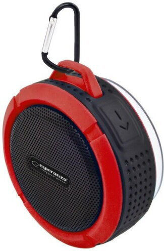 Esperanza Country Ηχείο Bluetooth 3W Μαύρο/Κόκκινο