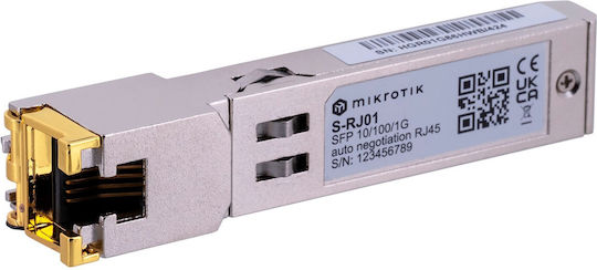 MikroTik S-RJ01 RJ45 SFP 10/100/1000M Copper Module