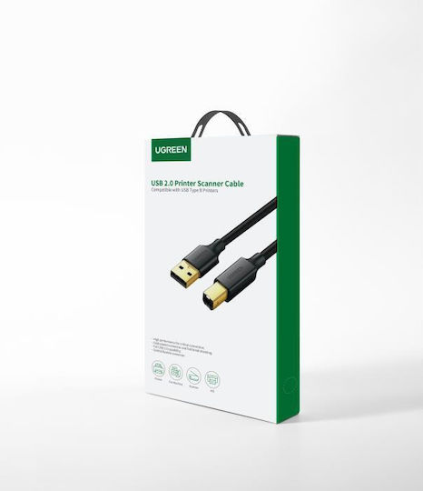 Ugreen USB 2.0 Cablu USB-A - USB-B Negru 1m 20846
