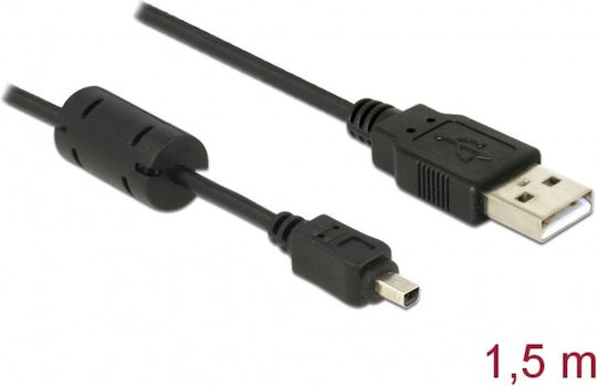 DeLock USB Cable mini USB-B male - USB-A male 1.5m (82113)