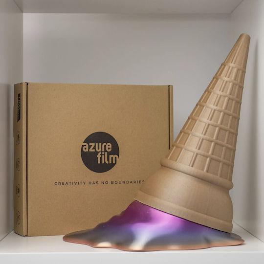 Azurefilm PLA 3D Printer Filament 1.75mm Silk Rainbow Candy 1kg