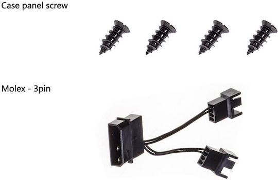 ID-Cooling Ventilator Pentru Carcasă 120mm (60cfm) Fără Iluminare LED și Conexiune 3-Pin
