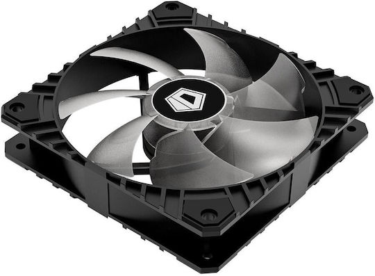 ID-Cooling Ventilator Pentru Carcasă 120mm (60cfm) Fără Iluminare LED și Conexiune 3-Pin
