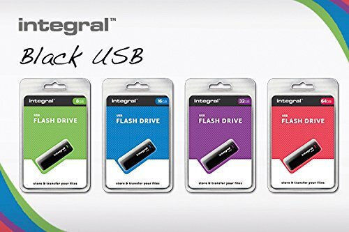 Integral 8GB USB 2.0 Stick Μαύρο