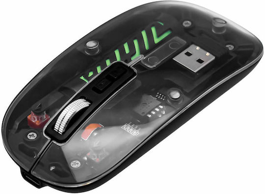 Aoas WB08 Ασύρματο Bluetooth Ποντίκι Μαύρο