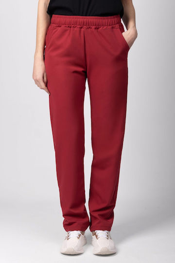 Numascrubs Female Medical Pants Burgundy