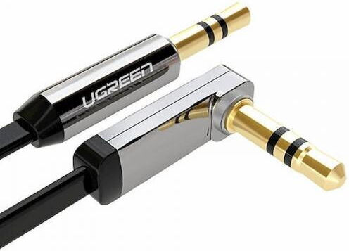 Ugreen 3.5mm Male to 3.5mm Male Audio Cable Black 1.5m with Gold Plated Terminals 10598