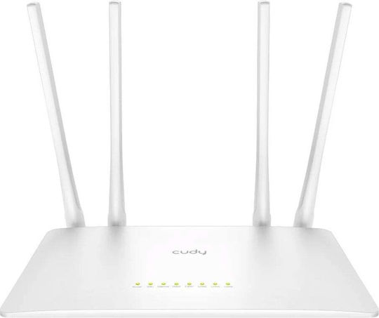 Cudy WR1200Ε v1 Ασύρματο Router Wi‑Fi 5 με 4 Θύρες
