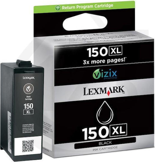 Lexmark Γνήσιο Μελάνι Εκτυπωτή InkJet Μαύρο (14N1614E)