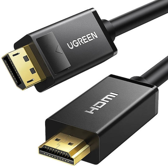 Ugreen Cable DisplayPort male - HDMI male 5m Black (10204)