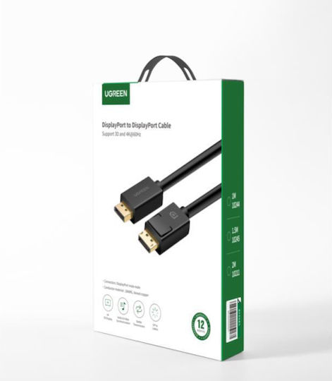 Ugreen Cable DisplayPort male - DisplayPort male 1m Black (10244)