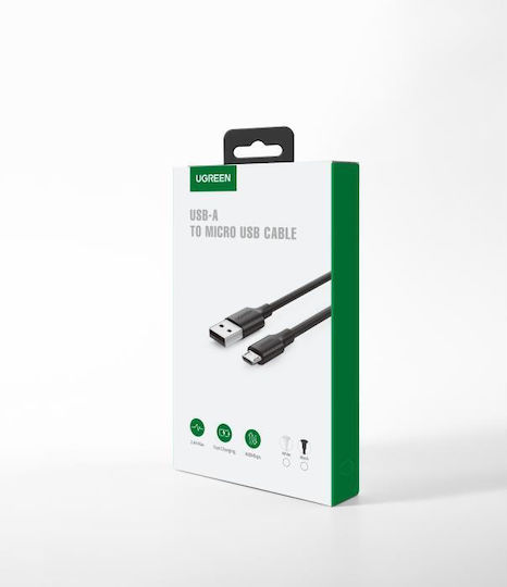 Ugreen US289 2m Regular USB 2.0 to micro USB Cable White (60143)