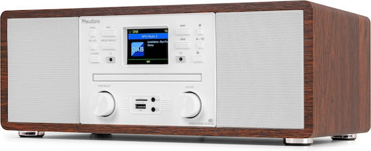 Audizio Ηχοσύστημα 2.0 Avola 102.293 με CD Player και Bluetooth Ασημί