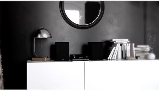 Grundig Ηχοσύστημα 2.0 CMS 5000 BT GHF1030 100W με Digital Media Player, WiFi και Bluetooth Μαύρο