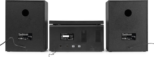 Audizio Ηχοσύστημα 2.0 Toulon 102.326 50W με CD / Digital Media Player και Bluetooth Μαύρο