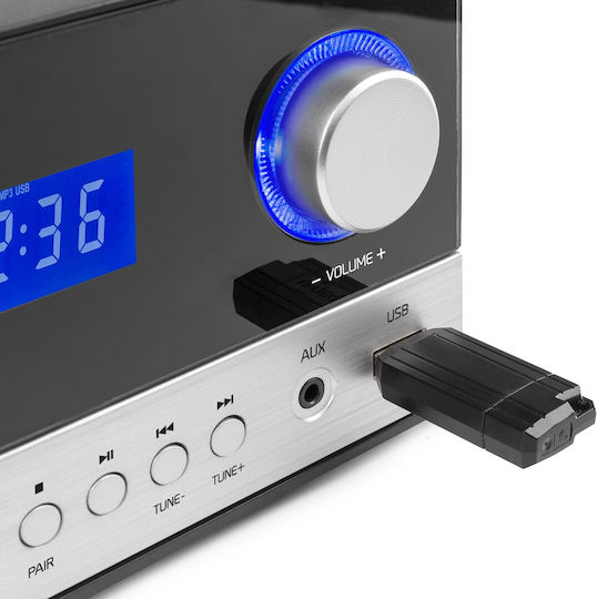 Audizio Ηχοσύστημα 2.0 Toulon 102.326 50W με CD / Digital Media Player και Bluetooth Μαύρο