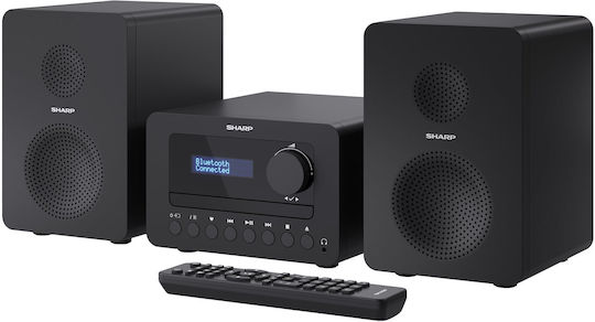Sharp Аудиосистема 2 Tokyo XL-B520DBK 40W с CD / Цифрови медии Player и Bluetooth Черен