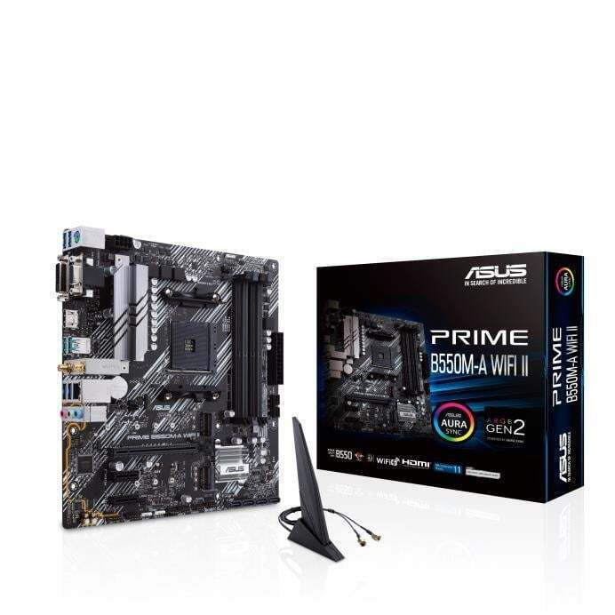 Asus Prime B550M-A WIFI II Motherboard Micro ATX με AMD AM4 Socket (90MB19X0-M0EAY0)