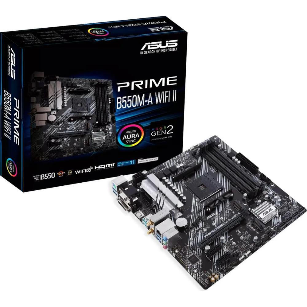 Asus Prime B550M-A WIFI II Placă de bază Micro ATX cu AMD AM4