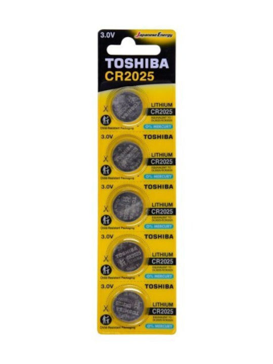 Toshiba CP-5 Батерии Литий За часовници CR2025 3V 5бр