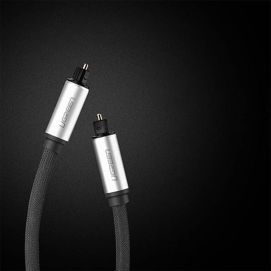 Ugreen Optical Audio Cable TOS male - TOS male Γκρι 1m (10539)
