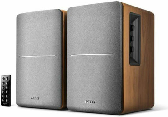Edifier R1280DB Αυτοενισχυόμενα Ηχεία με Bluetooth 42W (Ζεύγος) Καφέ