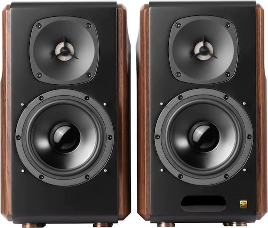 Edifier S2000MK III Αυτοενισχυόμενα Ηχεία με Bluetooth 130W (Ζεύγος) Καφέ