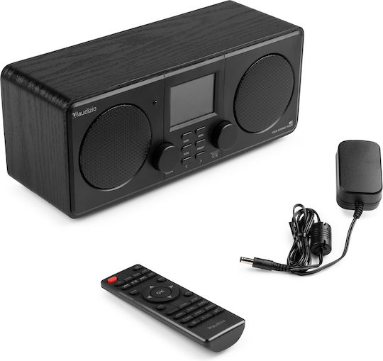 Audizio Foza Tabletop Radio Electric DAB+ with Bluetooth Black