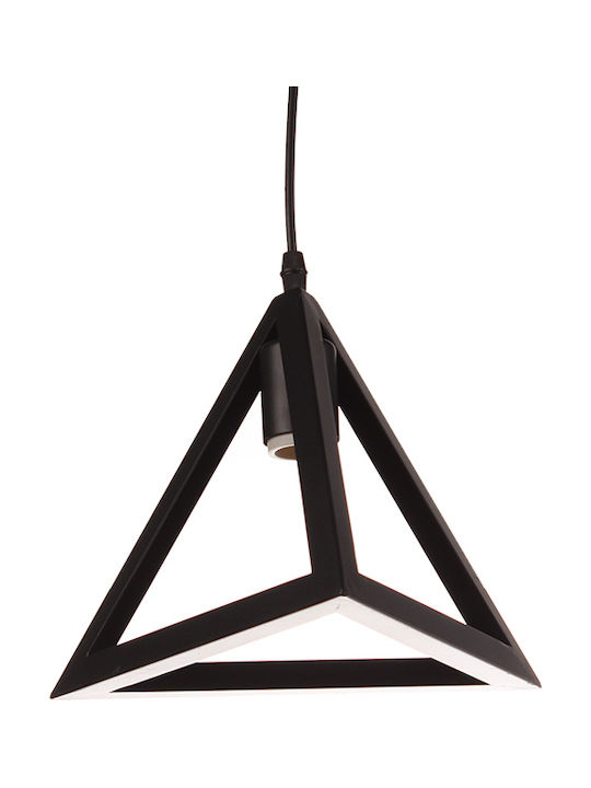 Keskor Pendant Light Black with Socket E27 25x22cm