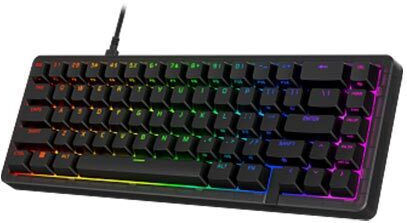 HyperX Origins 2 65 Gaming Mechanisches Tastatur 65% mit HyperX Rot Schaltern und RGB Beleuchtung (Englisch US)