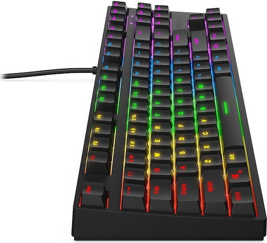 Krux Atax RGB Gaming Tastatură Mecanică Tenkeyless cu Outemu Brown comutatoare și iluminare RGB (Engleză US)