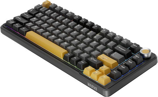 Marvo Titan 75 Ασύρματο Gaming Μηχανικό Πληκτρολόγιο 75% με RGB φωτισμό (Αγγλικό US)