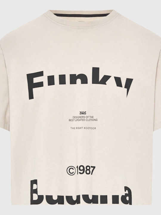 T-shirt Μπεζ