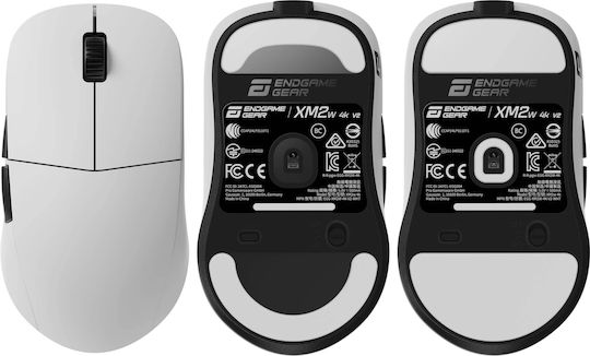 Endgame Gear XM2w 4k V2 Ασύρματο Gaming Ποντίκι 30000 DPI Λευκό