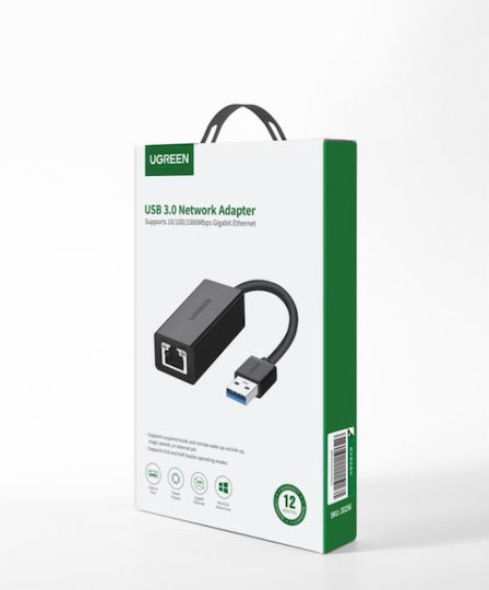 Ugreen CR111 USB Network Adapter with Wired Gigabit Ethernet Connection