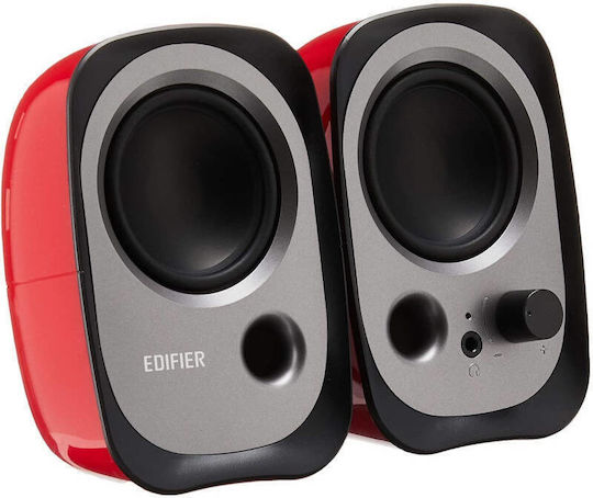 Edifier R12U Компютърни тонколони 2.0 с мощност 4W в Червен цвят