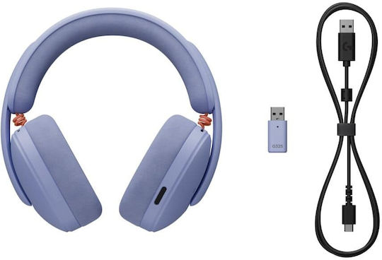 Logitech G335 Lightspeed Wireless Over Ear Gaming Headset with USB Connection Lilac