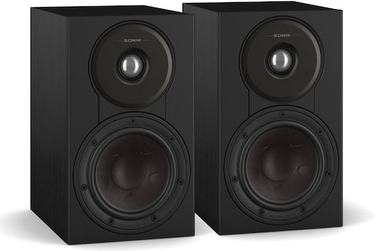 Dali Sonik 1 Двойка Hi-Fi Тонколони За Библиотека 100W 2 Лентови Black Ash