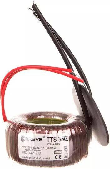 Tts Toroidal Transformer 35 Z 230 24V 35VA 17124-9999