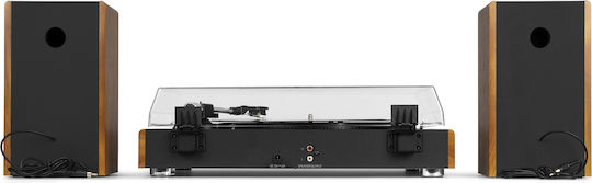 Audizio RP335 102.175 Πικάπ με Προενίσχυση και Ενσωματωμένα Ηχεία Καφέ