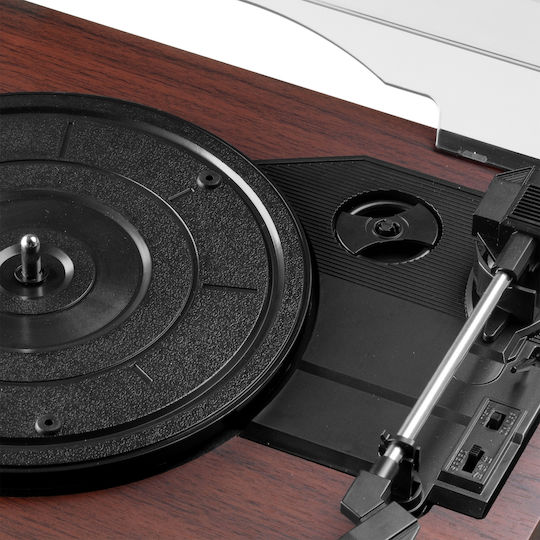 Audizio Reno 102.088 Грамофон с Задвижване с Ремък, Предусилване и Вградени Говорители Златист