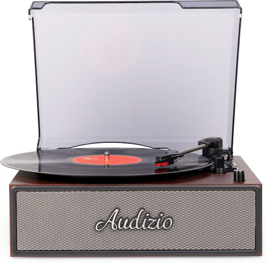 Audizio Reno 102.084 Πικάπ με Belt Drive, Προενίσχυση και Ενσωματωμένα Ηχεία Καφέ