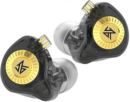 KZ Ακουστικά Ψείρες In Ear με Bluetooth Μαύρα