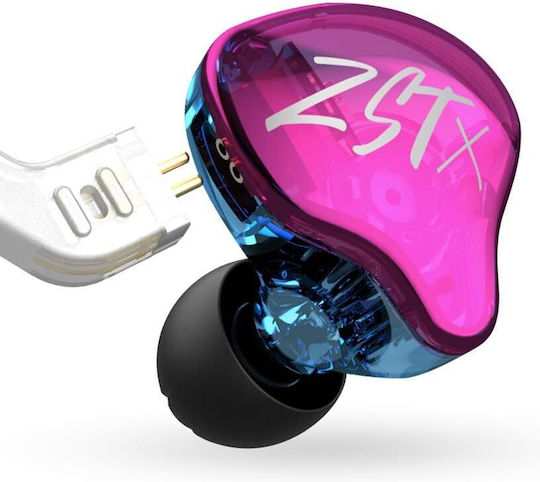KZ In Ear Headphones Zst X Purple
