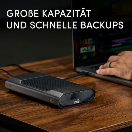 Sandisk G-DRIVE USB 3.2 / USB-C Extern HDD 6TB Gri